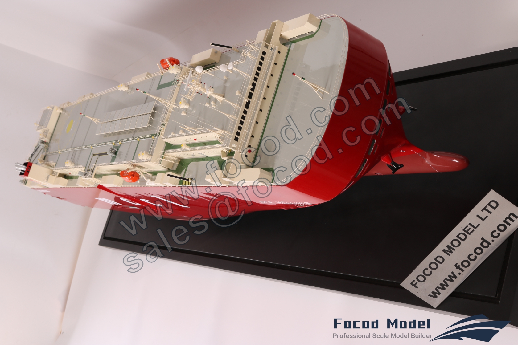 customized model of 180m Vehicles Carrier (RoRo ship)